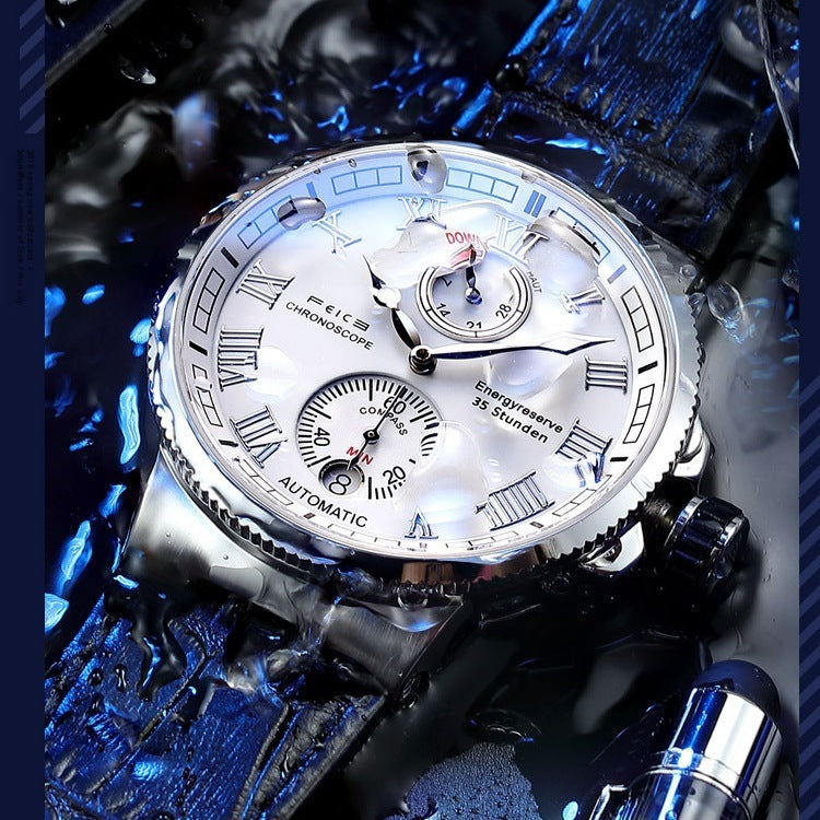 Montre Automatique Étanche Lumineuse pour Homme