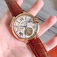 Tourbillon Lumineux: Montre Mécanique Grand Cadran pour Homme